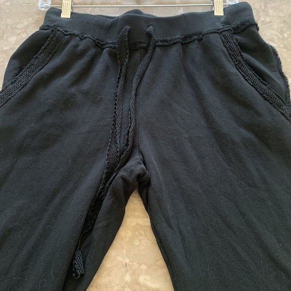 Mododoc Lightweight Pants sweatpants‎ Drawstring Lounge Joggers S Black lace - Picture 11 of 14